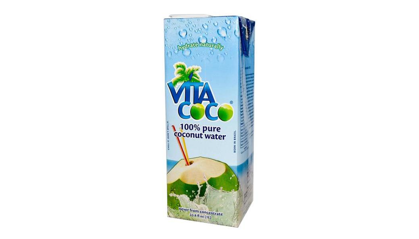 Order Vita Coco Coconut Water 100% Pure 16.9 oz Carton food online from Ross Liquor store, Sylmar on bringmethat.com