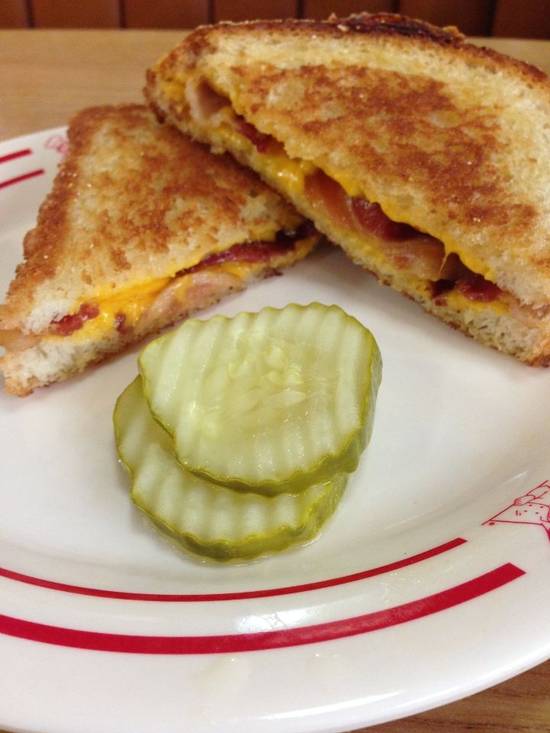 Order Grilled Cheese With Bacon food online from National Coney Island store, Grosse Pointe on bringmethat.com