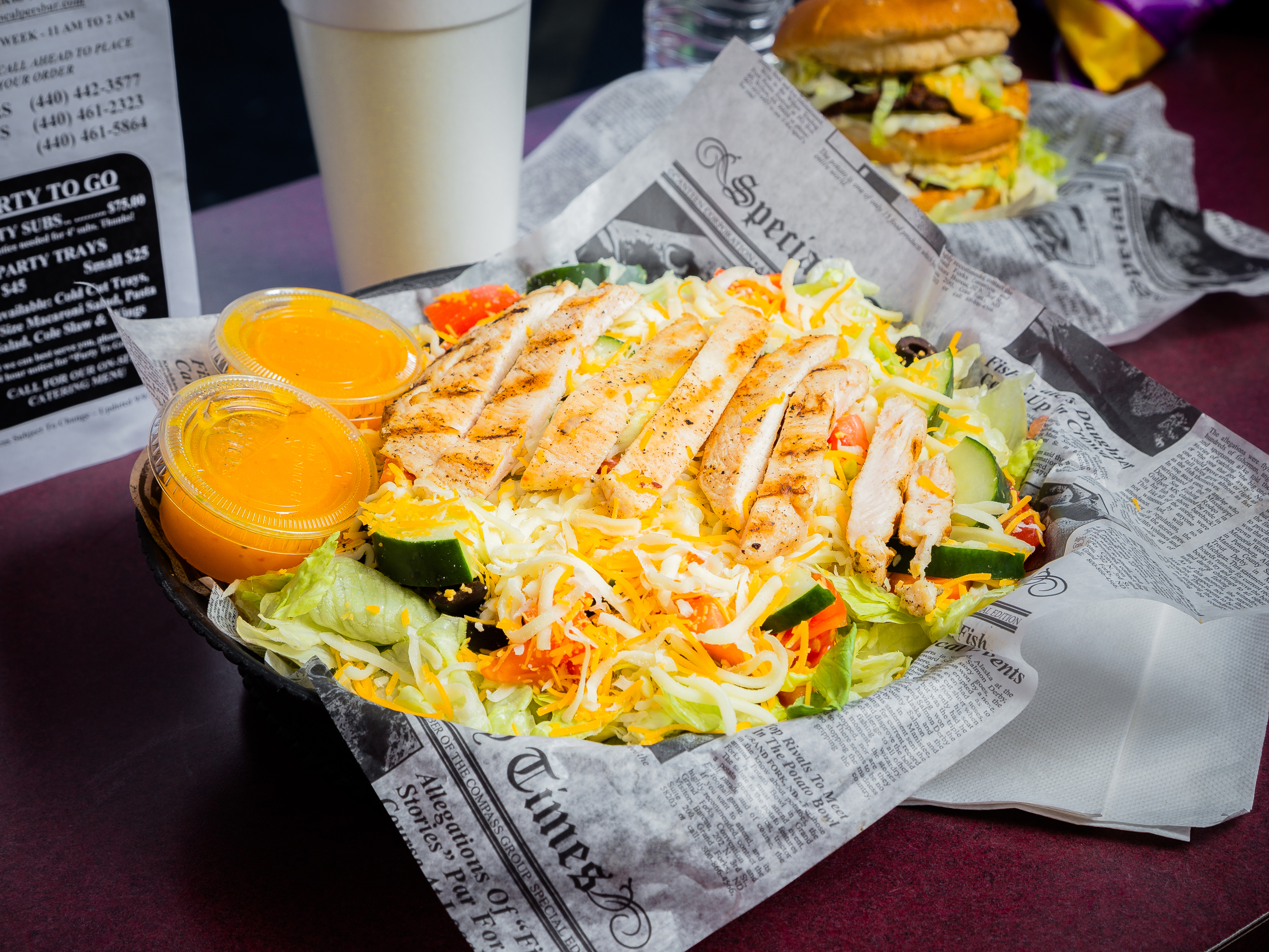 Order Grilled Chicken Salad food online from Scalpers Bar & Grille store, Lyndhurst on bringmethat.com