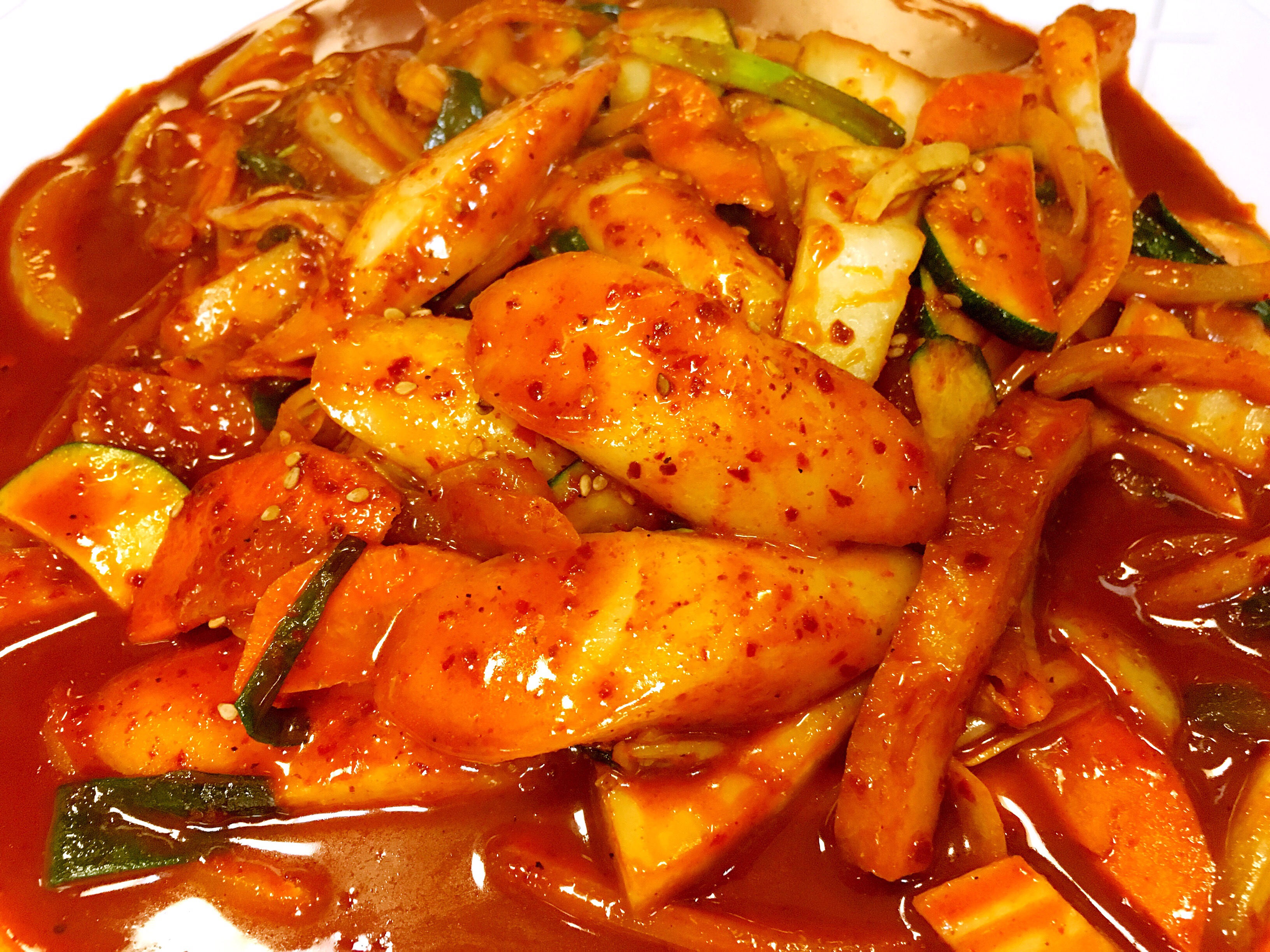 Order Spicy Rice Cake food online from Ilsong Garden store, San Antonio on bringmethat.com