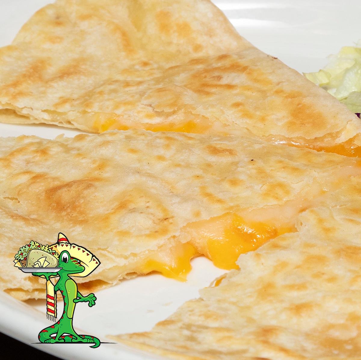 Order Cheese Quesadilla food online from Gecko Grill store, Gilbert on bringmethat.com