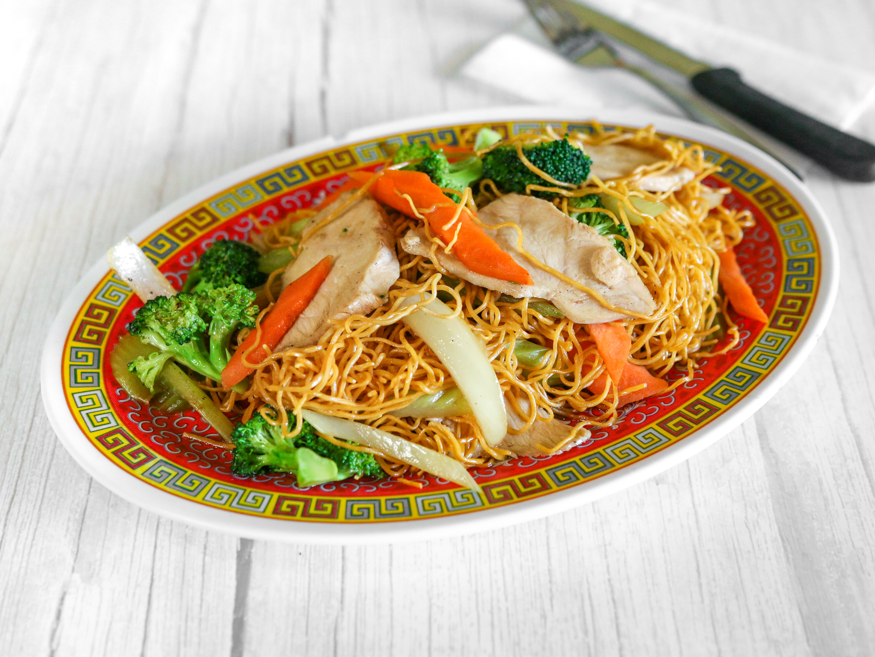 Order 54. Grilled Chicken Vermicelli Rice Noodles food online from Maison De Pho store, Foothill Ranch on bringmethat.com