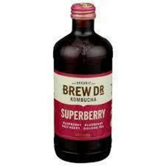 Order Brew Dr Organic Kombucha - Superberry 14 oz food online from IV Deli Mart store, Goleta on bringmethat.com