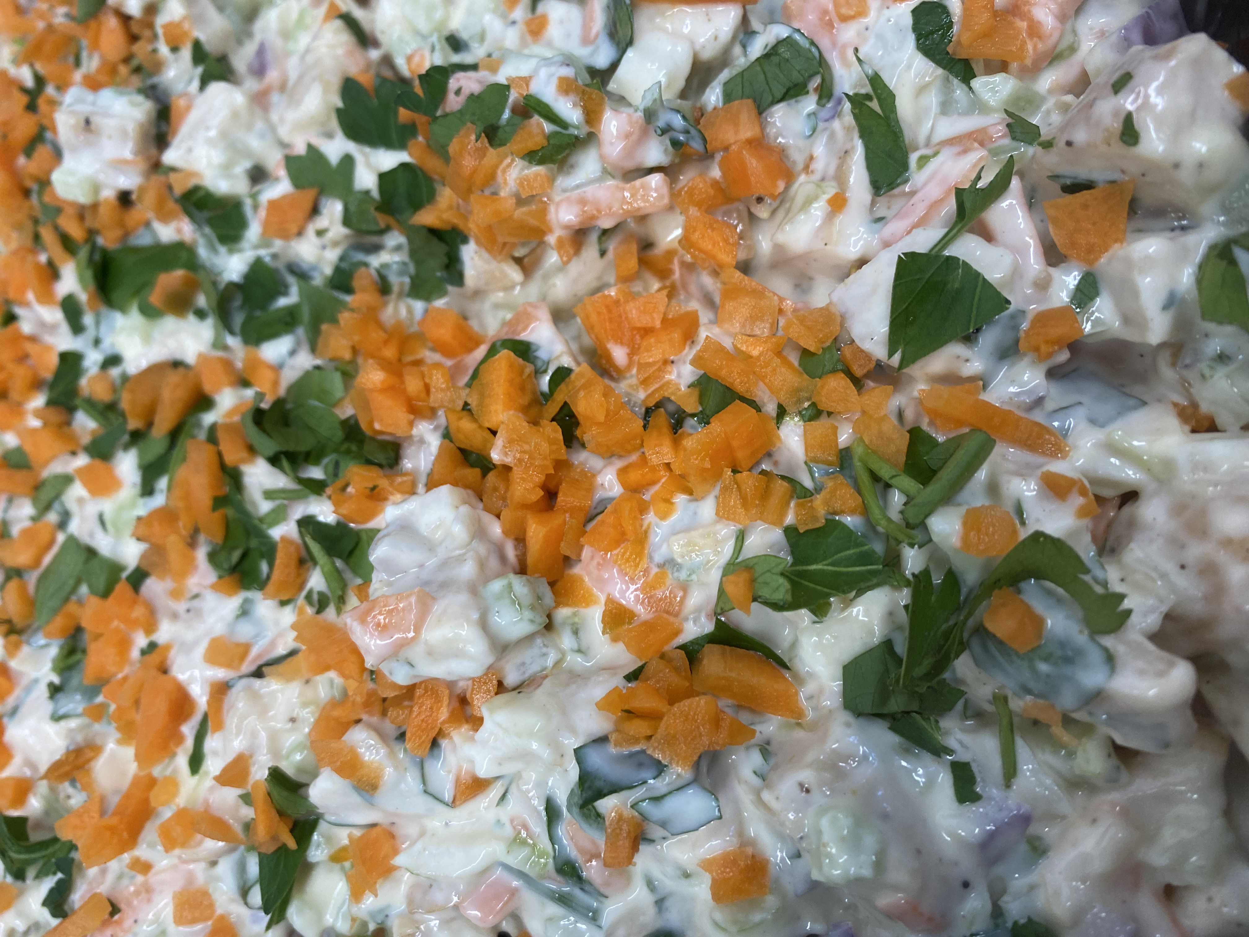 Order Chicken Salad (Half Pound)  food online from Mike Pasta & Sandwich Shoppe store, Nutley on bringmethat.com