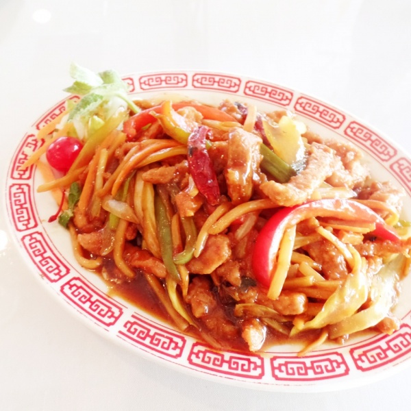 Order 60. Szechuan Chicken food online from Oriental Express store, Old Forge on bringmethat.com