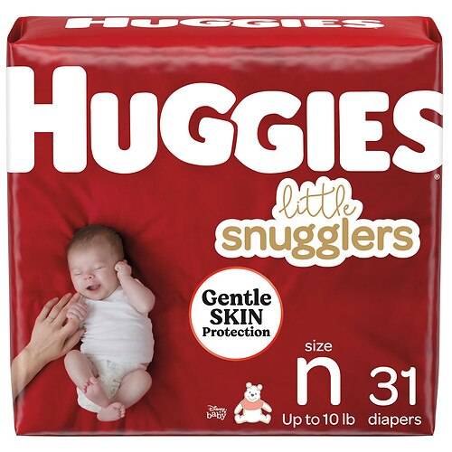Order Huggies Little Snugglers Baby Diapers Size Newborn - 31.0 ea food online from Walgreens store, Litchfield on bringmethat.com