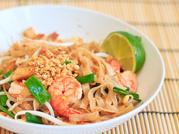 Order 51. Shrimp Pad Thai Noodles food online from Best Wok store, Teaneck on bringmethat.com