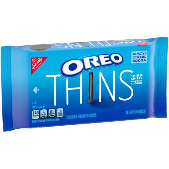 Order Nabisco Oreo Thins Chocolate Sandwich Cookies (10.1 oz) food online from Rite Aid store, Yamhill County on bringmethat.com