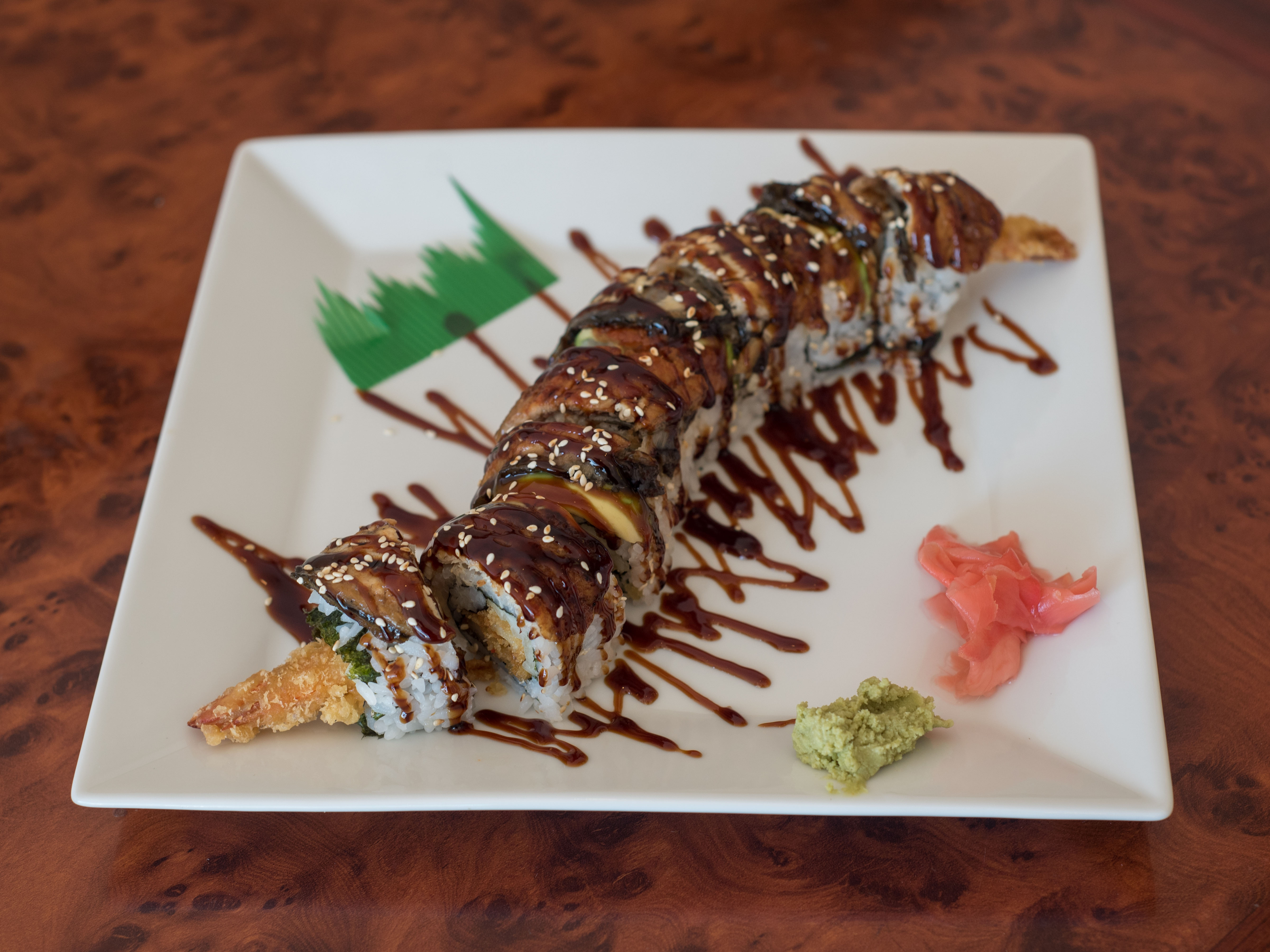 Order 38. Black Dragon Roll food online from Rice kitchen store, Reisterstown on bringmethat.com