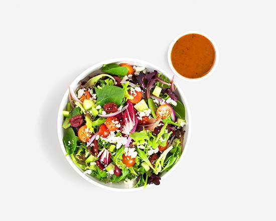 Order Greek Salad food online from Supreme Pizza & Grill store, Woodbridge on bringmethat.com