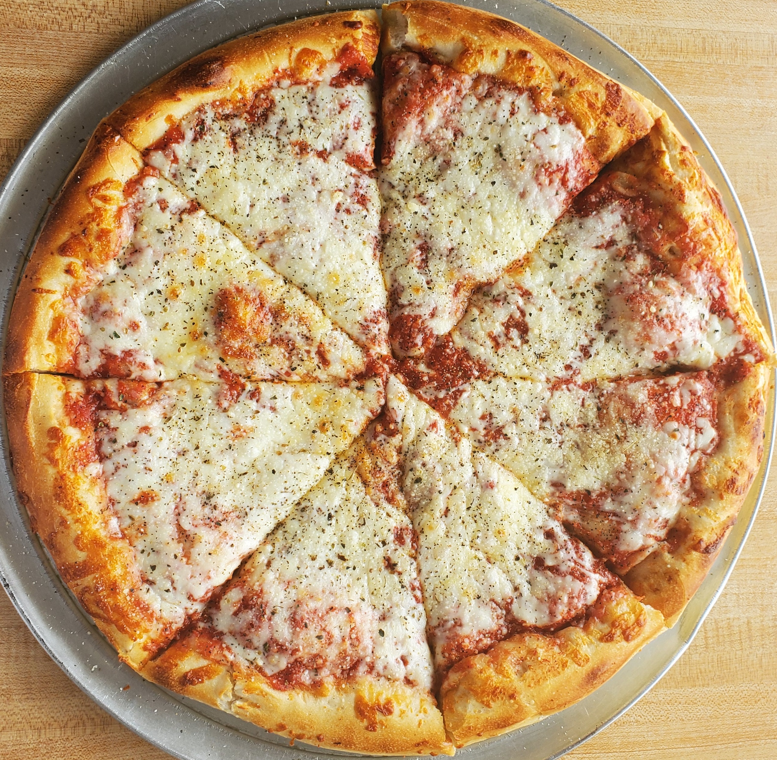 Order Chicago Style Round Pizza food online from Pizza Central store, Albany on bringmethat.com