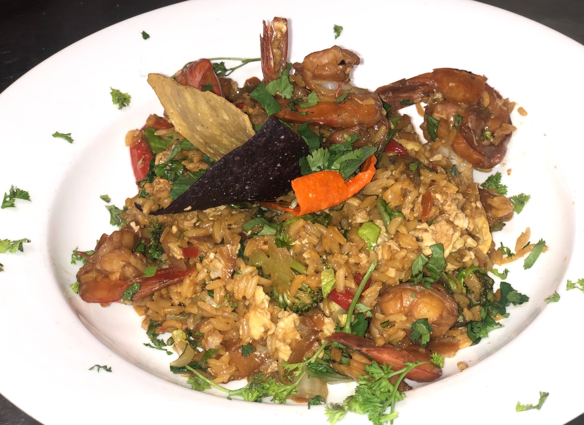 Order Peruvian Chaufa Rice food online from Cafe Nunez store, New York on bringmethat.com