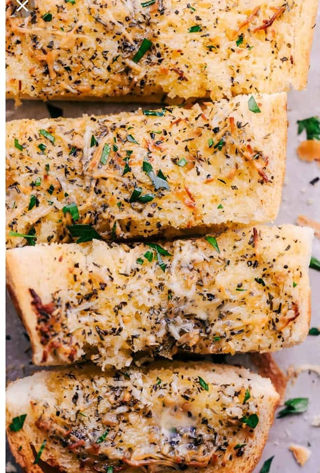 Order Garlic Bread - Appetizer food online from Marcelino's Pizzeria store, New Windsor on bringmethat.com