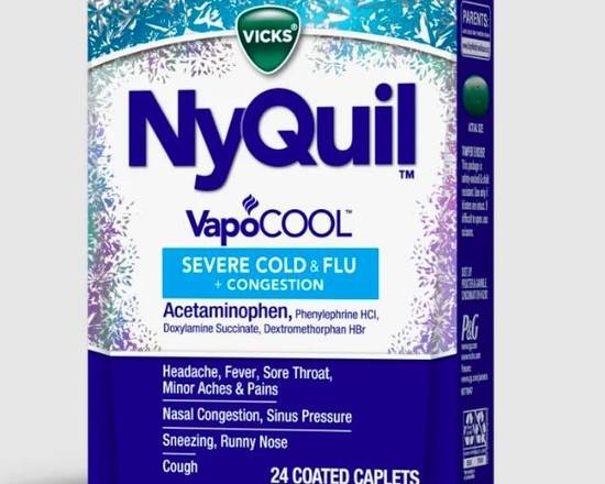 Order NyQuil VapoCool 24 ct food online from McLean Ave Pharmacy store, Yonkers on bringmethat.com