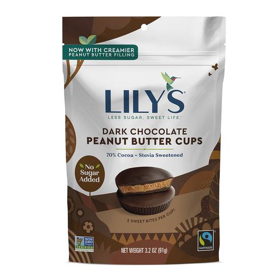 Order Lily's Dark Chocolate Peanut Butter Cups, 3.2 OZ food online from Cvs store, UPLAND on bringmethat.com