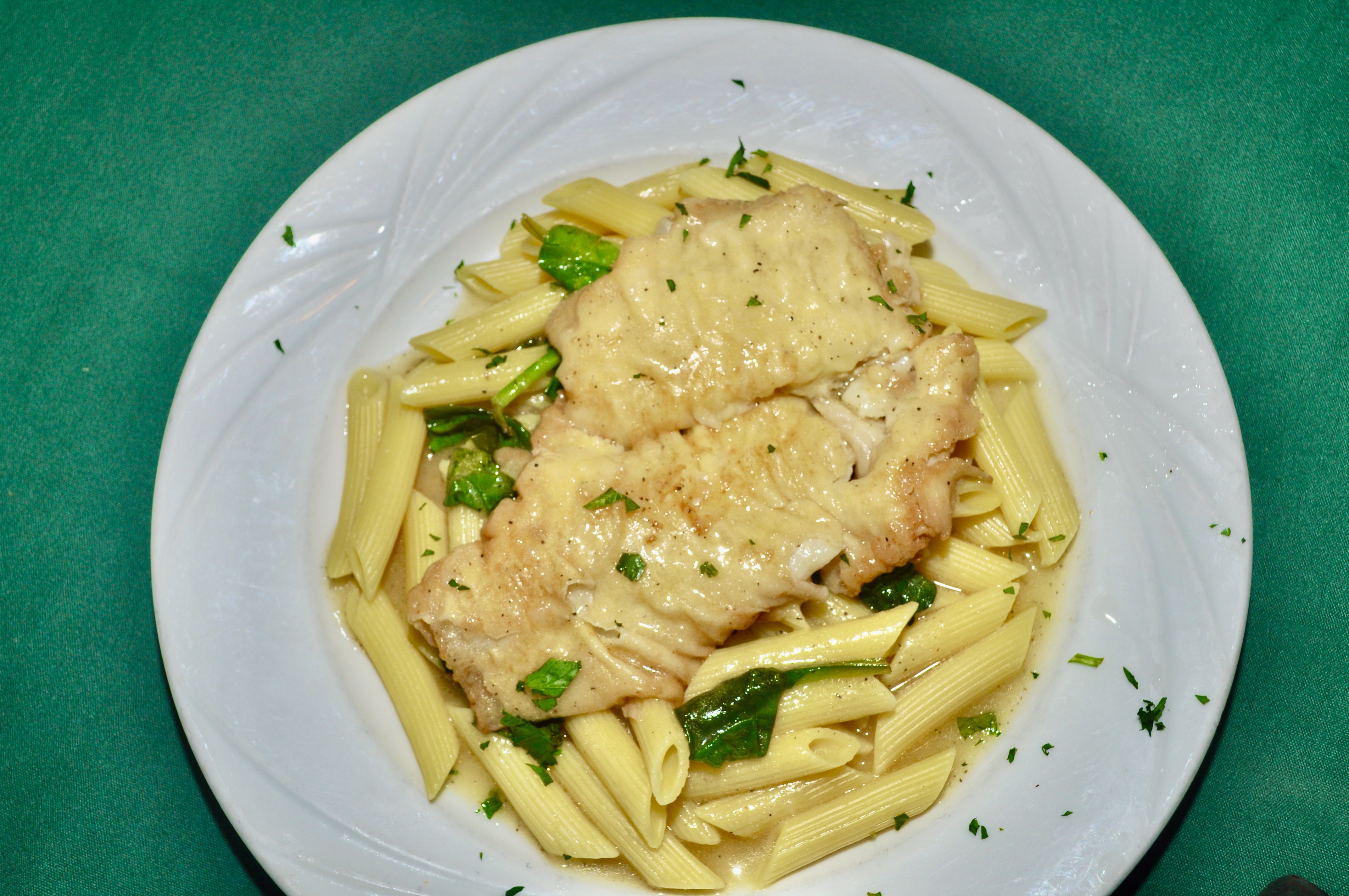 Order Flounder Florentine food online from Illianos Grill store, Norwich on bringmethat.com