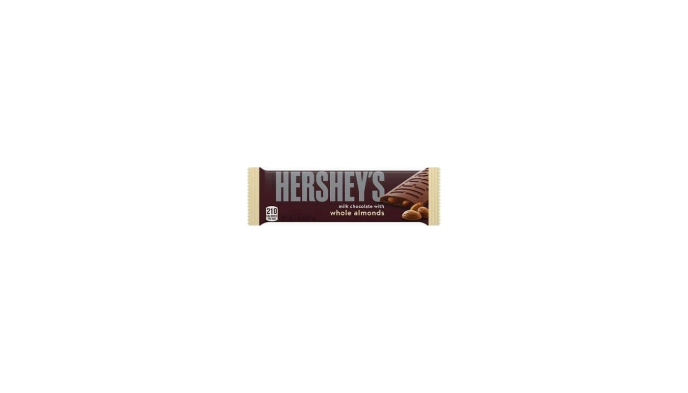 Order Hershey's Milk Chocolate Bars with Almonds food online from Luv Mart store, Santa Cruz on bringmethat.com