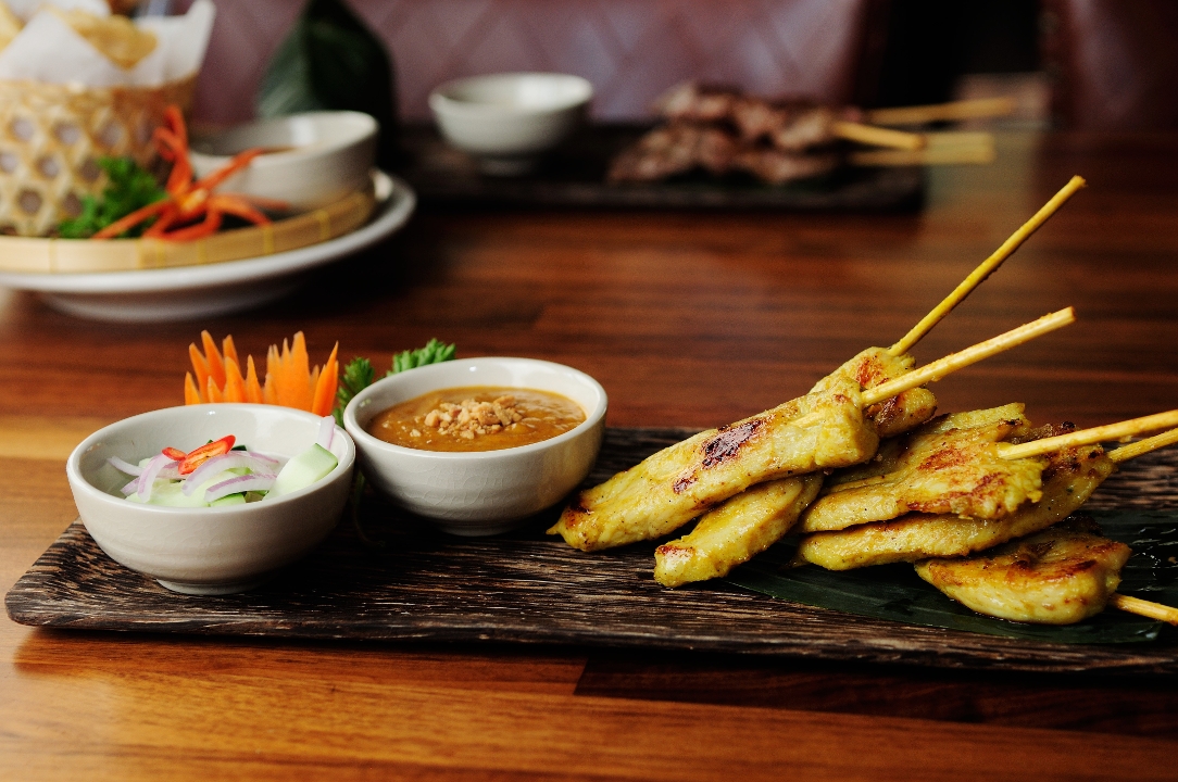 Order Chicken Satay food online from 26 Thai Sushi & Bar At Brookhaven. store, Brookhaven on bringmethat.com