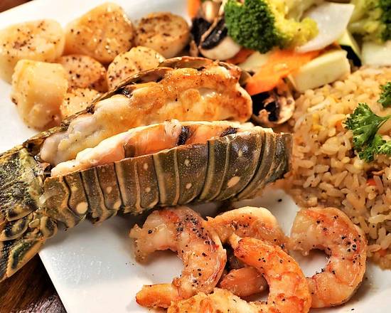 Order Seafood Deluxe food online from Hayashi Hibachi store, McAllen on bringmethat.com