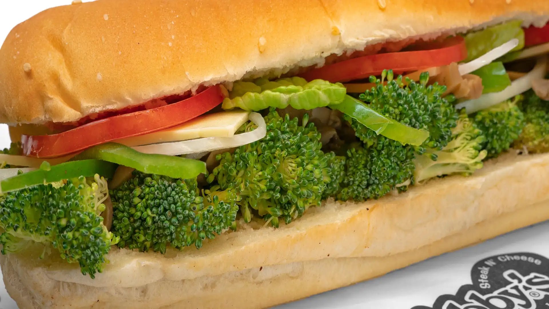 Order Cold Veggie Sub - Small food online from Tubby's Grilled Submarines store, Westland on bringmethat.com