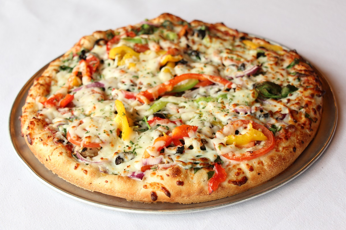 Order Palio's Vegetable Gourmet Pizza food online from Palios Pizza Cafe of Mansfield store, Mansfield on bringmethat.com