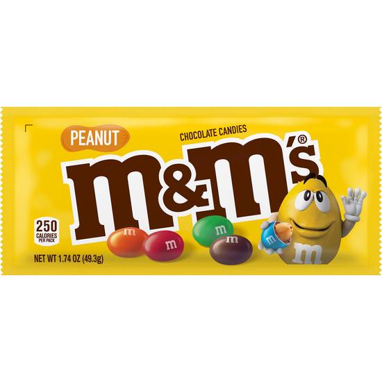 Order M&M'S Peanut Milk Chocolate Candy (1.74 oz) food online from Rite Aid store, Eugene on bringmethat.com