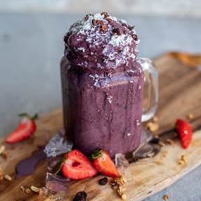 Order Berry Power Smoothie food online from Beach Cities Cafe store, Redondo Beach on bringmethat.com
