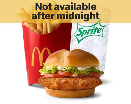 Order Deluxe Crispy Chicken Sandwich Meal food online from Mcdonald store, Broadview Heights on bringmethat.com