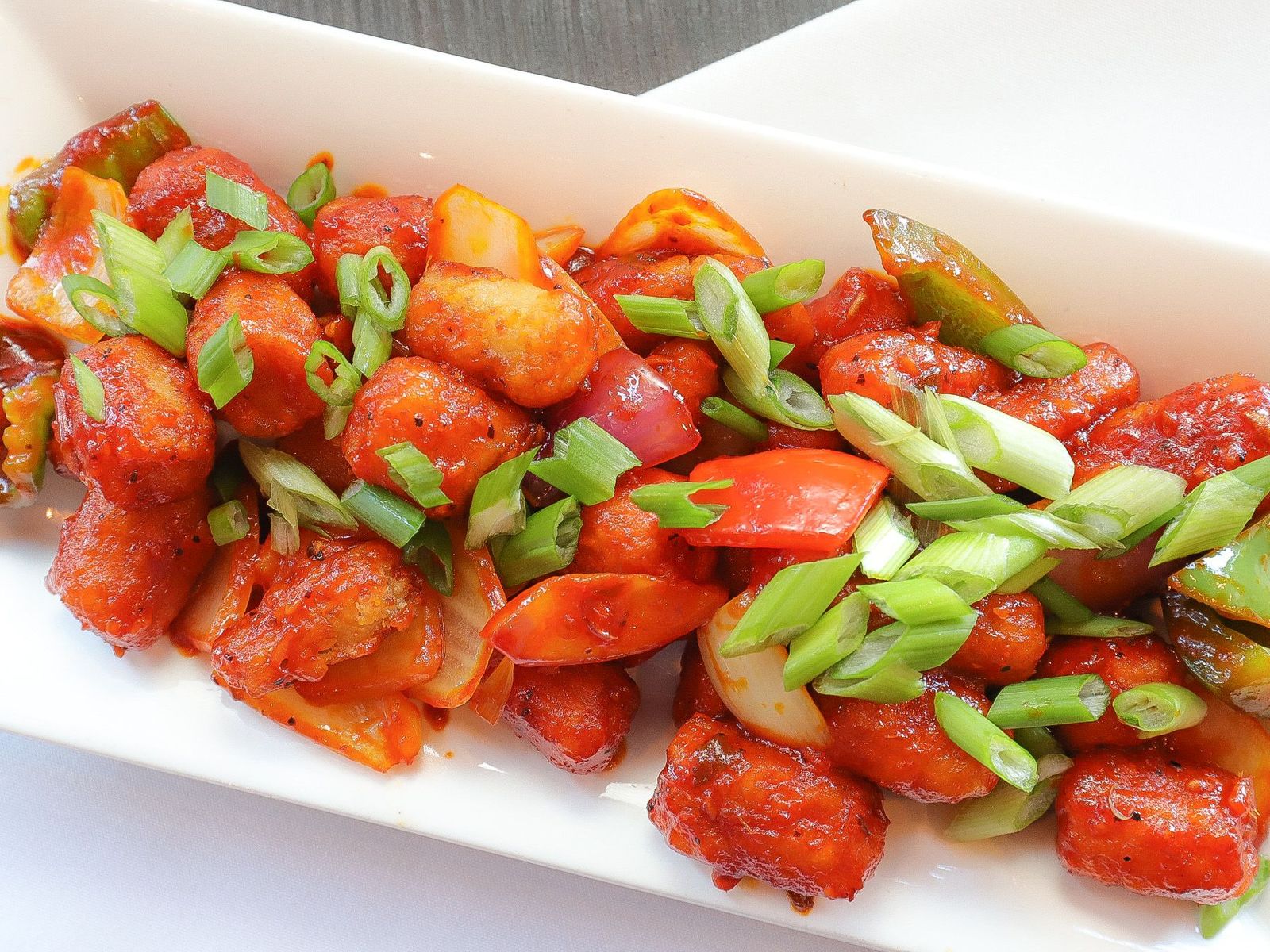 Order Chilli Baby Corn food online from Mirchi Indian Kitchen store, Foster City on bringmethat.com