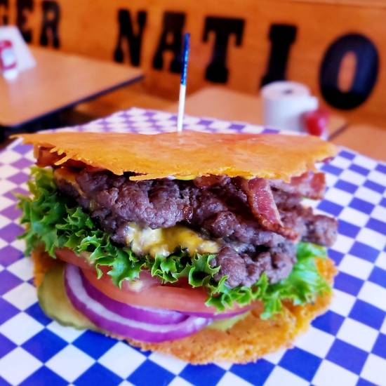 Order KETO Friendly Burger food online from Burger Nation - Clear Lake store, Houston on bringmethat.com