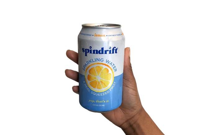 Order Spindrift Lemon Sparkling Water food online from Brightwok Kitchen store, Chicago on bringmethat.com