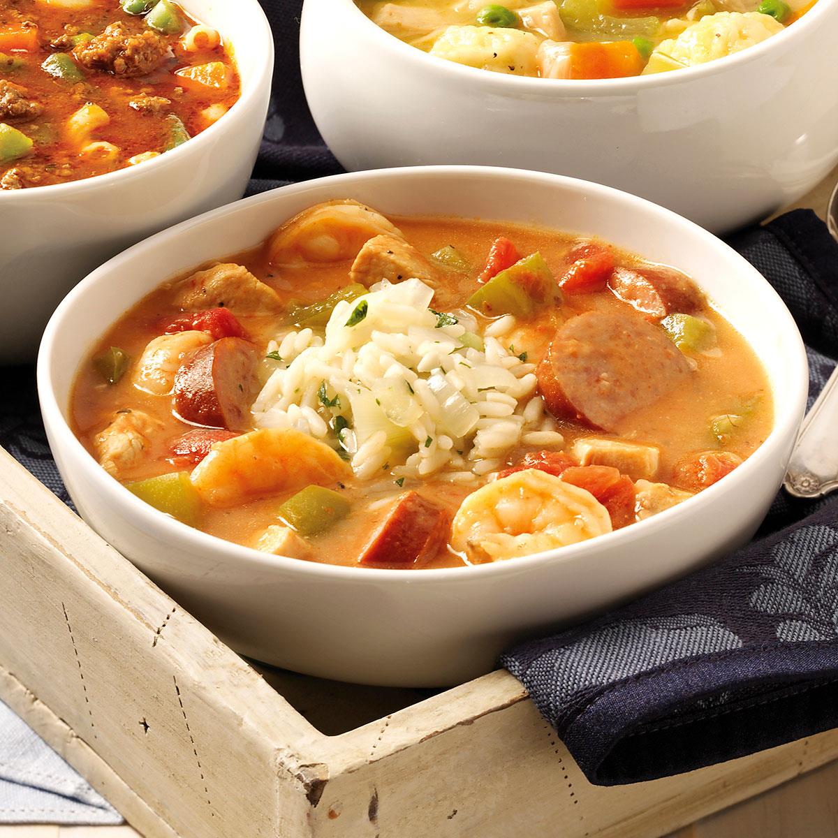 Order Gumbo Soup food online from Bag O' Crab store, Salinas on bringmethat.com