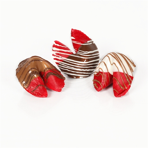 Order Chocolate Covered Fortune Cookies (Red Apple) food online from Fancy Fortune Cookies store, Indianapolis on bringmethat.com