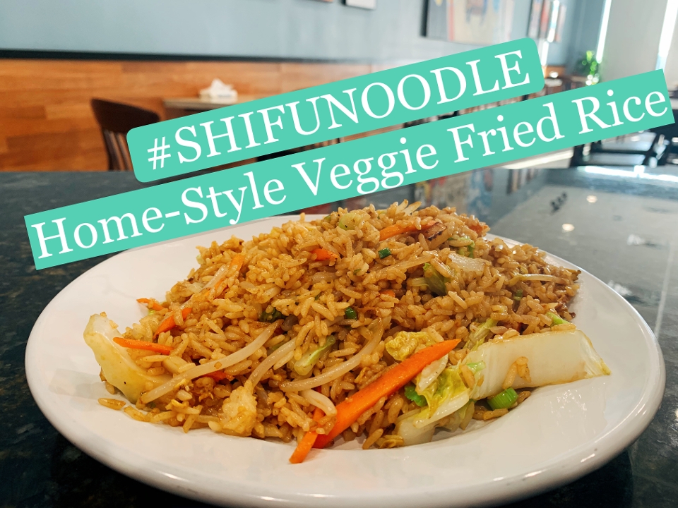 Order Veggie Fried Rice 素炒饭 food online from Shifu Noodle store, San Antonio on bringmethat.com