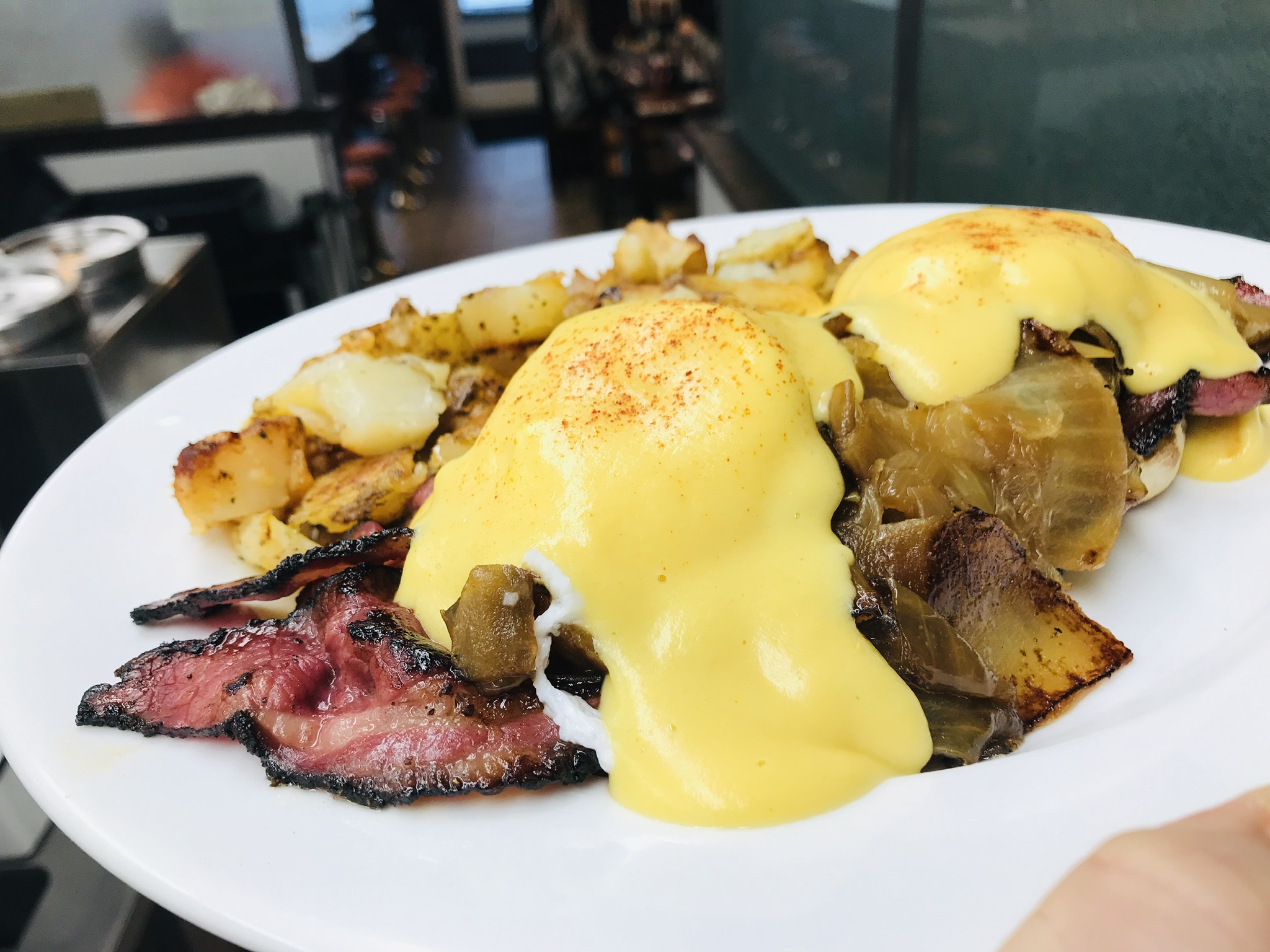 Order The New Yorker Benedict food online from State Street Cafe store, North Haven on bringmethat.com