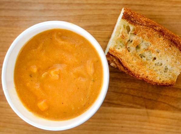 Order BOWL Butternut Bisque food online from Yampa Sandwich Co store, Denver on bringmethat.com