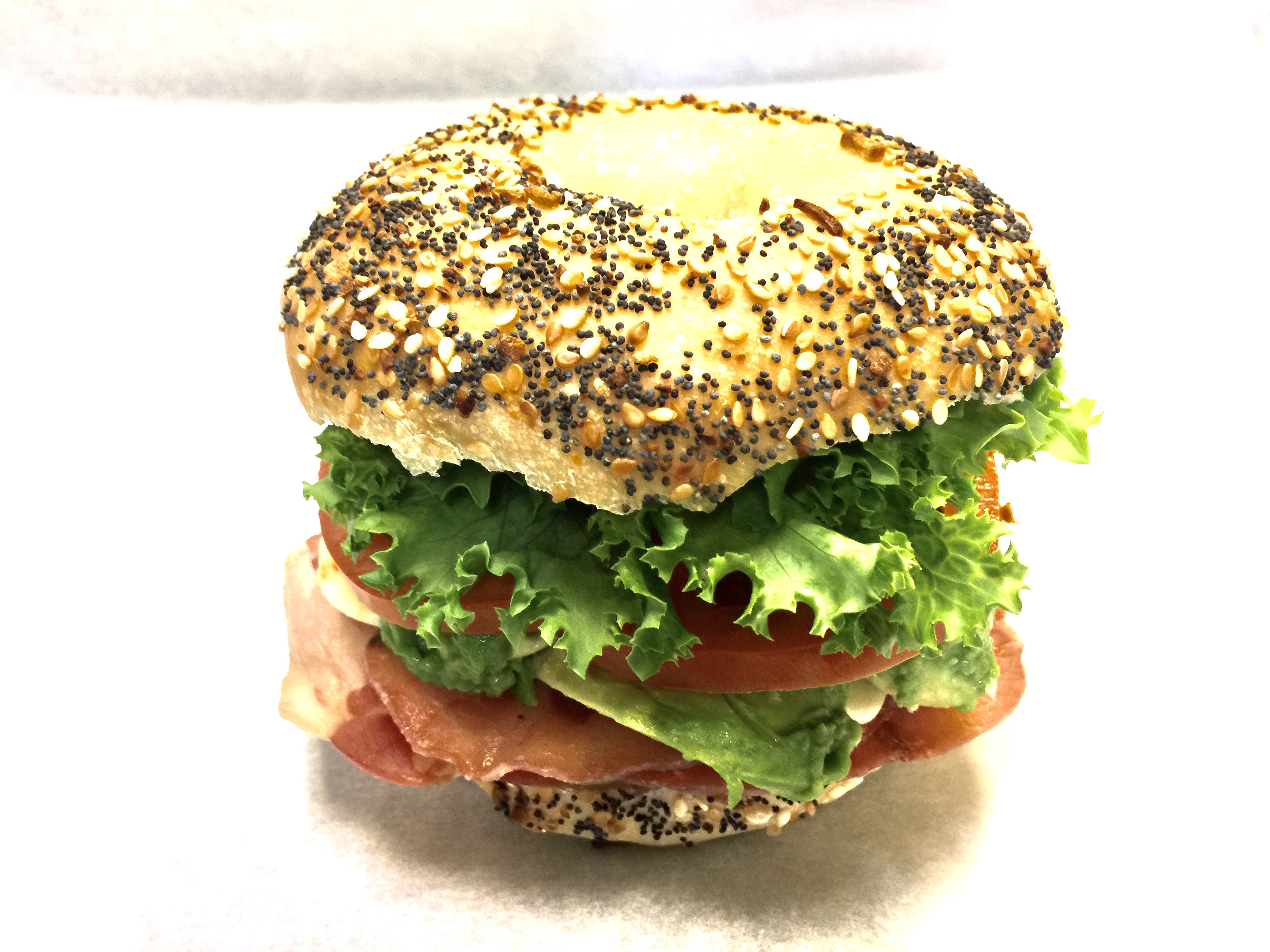 Order Bacon Clup Sandwich food online from The Bagel Bakery store, Salinas on bringmethat.com