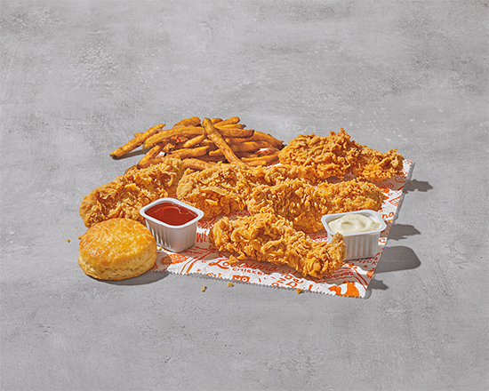 Order 5Pc Handcrafted Tenders Dinner food online from Popeyes store, Moss Bluff on bringmethat.com