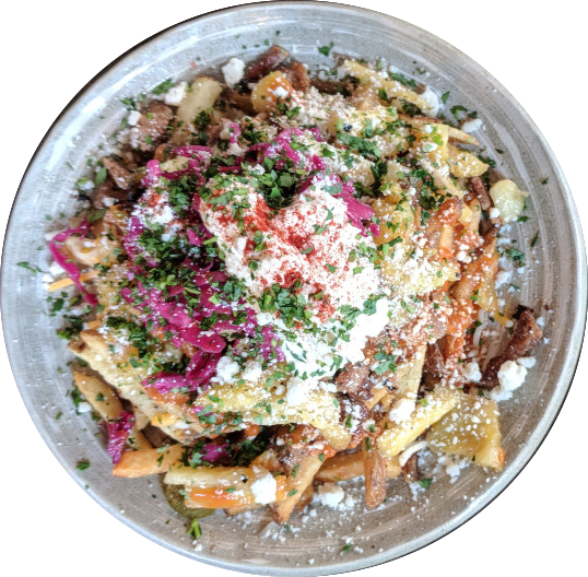 Order Loaded Shawarma Fries food online from Levant Kitchen store, Canton on bringmethat.com
