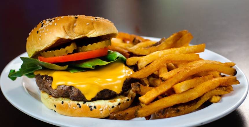 Order Cheeseburger food online from Dallas bbq store, New York on bringmethat.com