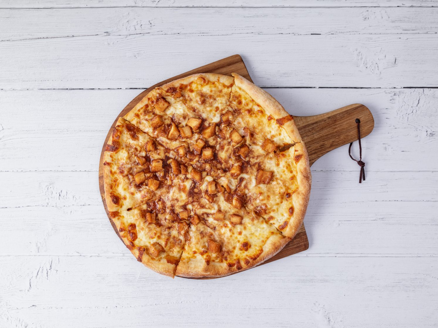Order BBQ Chicken Pizza food online from Pizza Stop store, South Plainfield on bringmethat.com