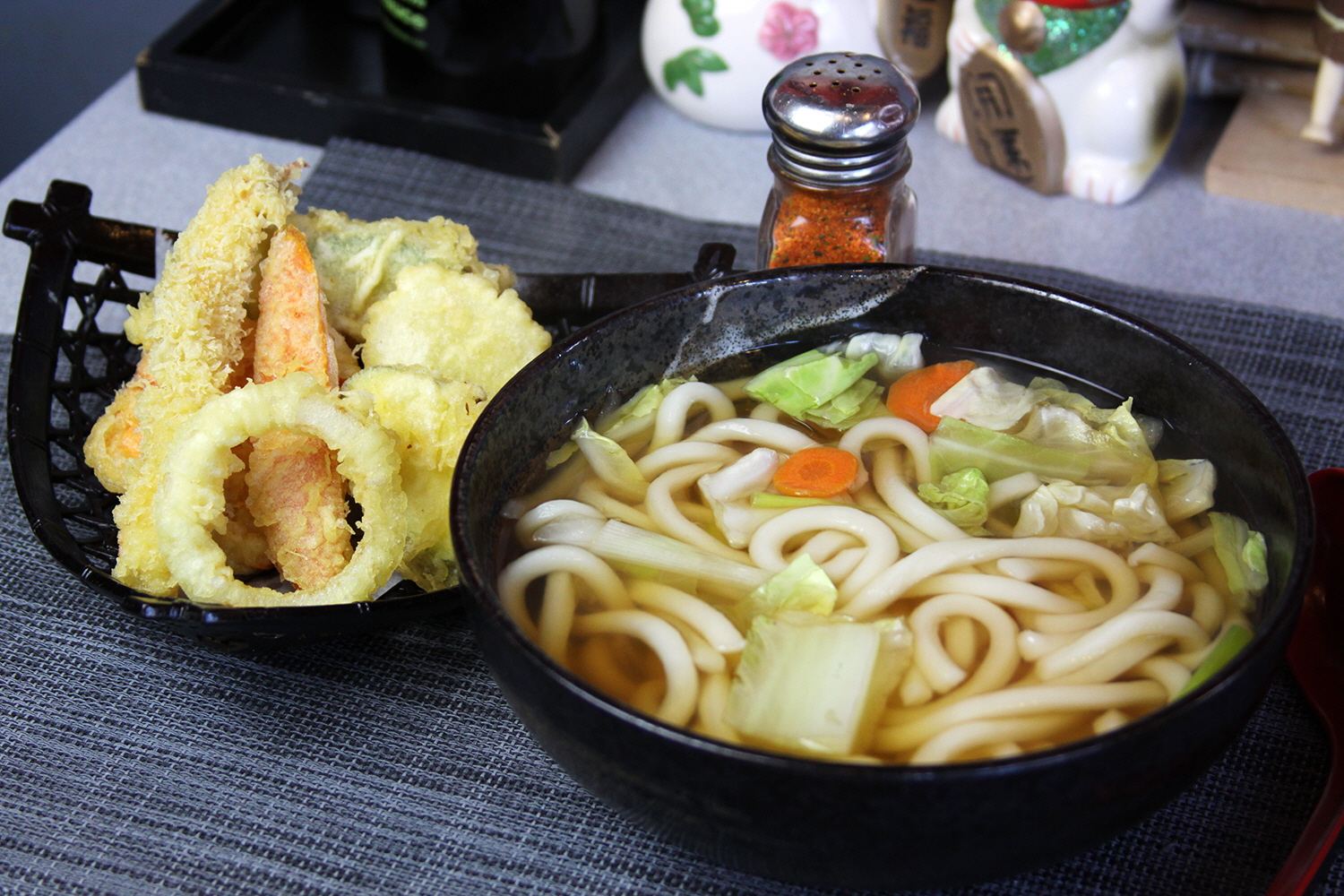 Order 9. Tempura Udon food online from Kippu Japanese Cuisine store, San Francisco on bringmethat.com