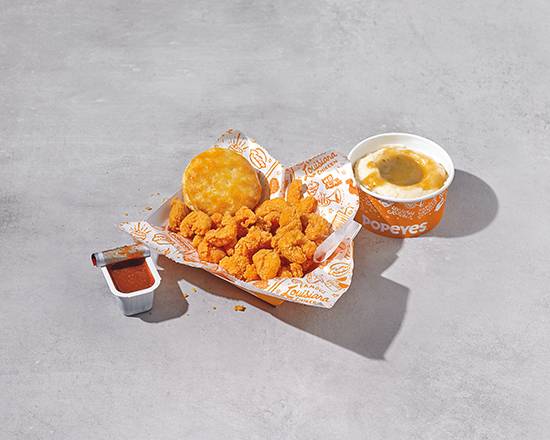 Order ¼ Pound Popcorn Shrimp Dinner* food online from Popeyes store, Gray on bringmethat.com