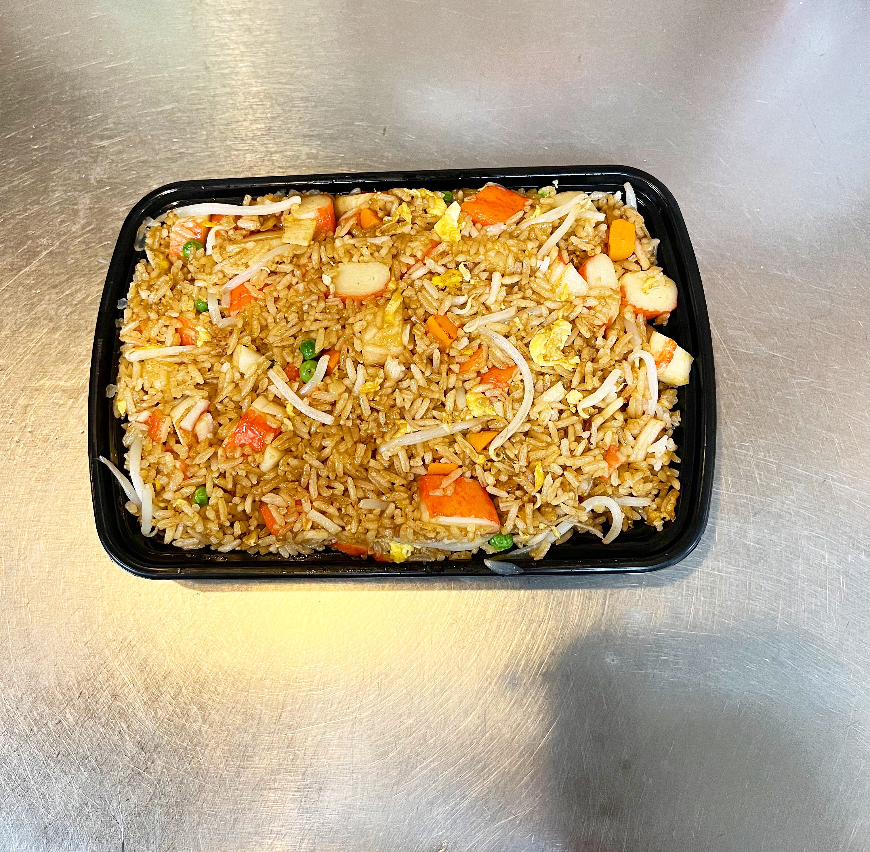 Order 27. Quart of Crab Meat Fried Rice food online from Golden China Express store, Worthington on bringmethat.com