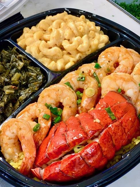 Order *Homestyle Lobster & Shrimp Dinner food online from Bailey Seafood store, Buffalo on bringmethat.com