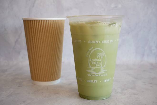 Order Iced Matcha Green Tea Latte food online from The Broken Yolk Cafe store, Chandler on bringmethat.com