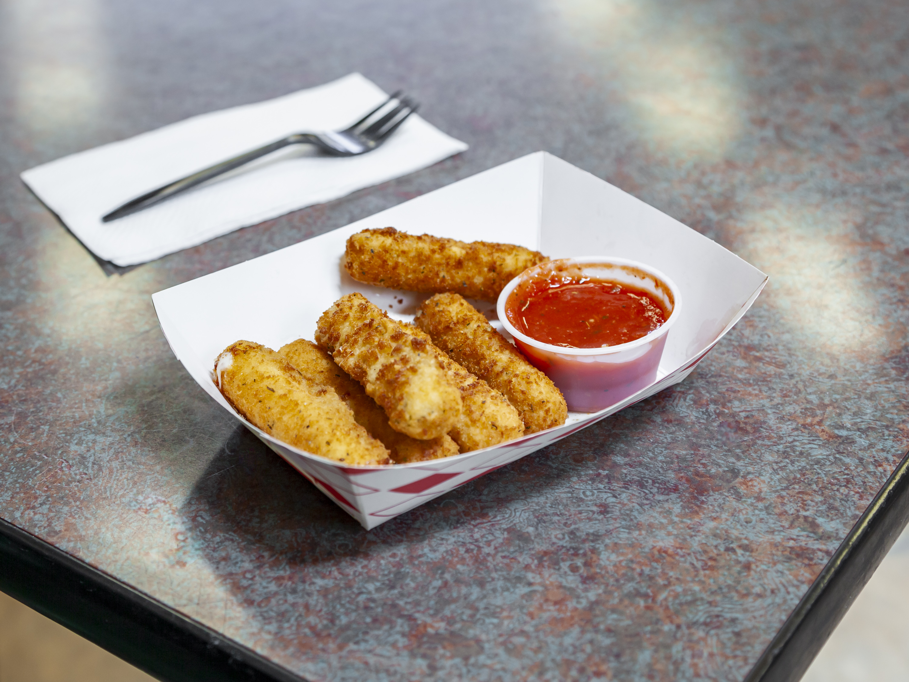 Order 6Pc Mozzarella Sticks food online from Loaded Fries N' Wings store, San Francisco on bringmethat.com