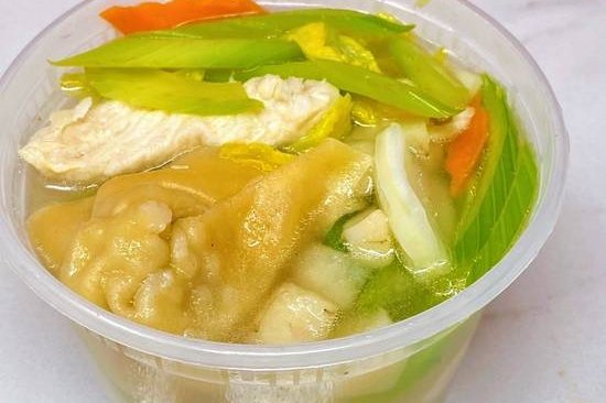 Order Won Ton Soup food online from Little Chef Chinese store, San Diego on bringmethat.com