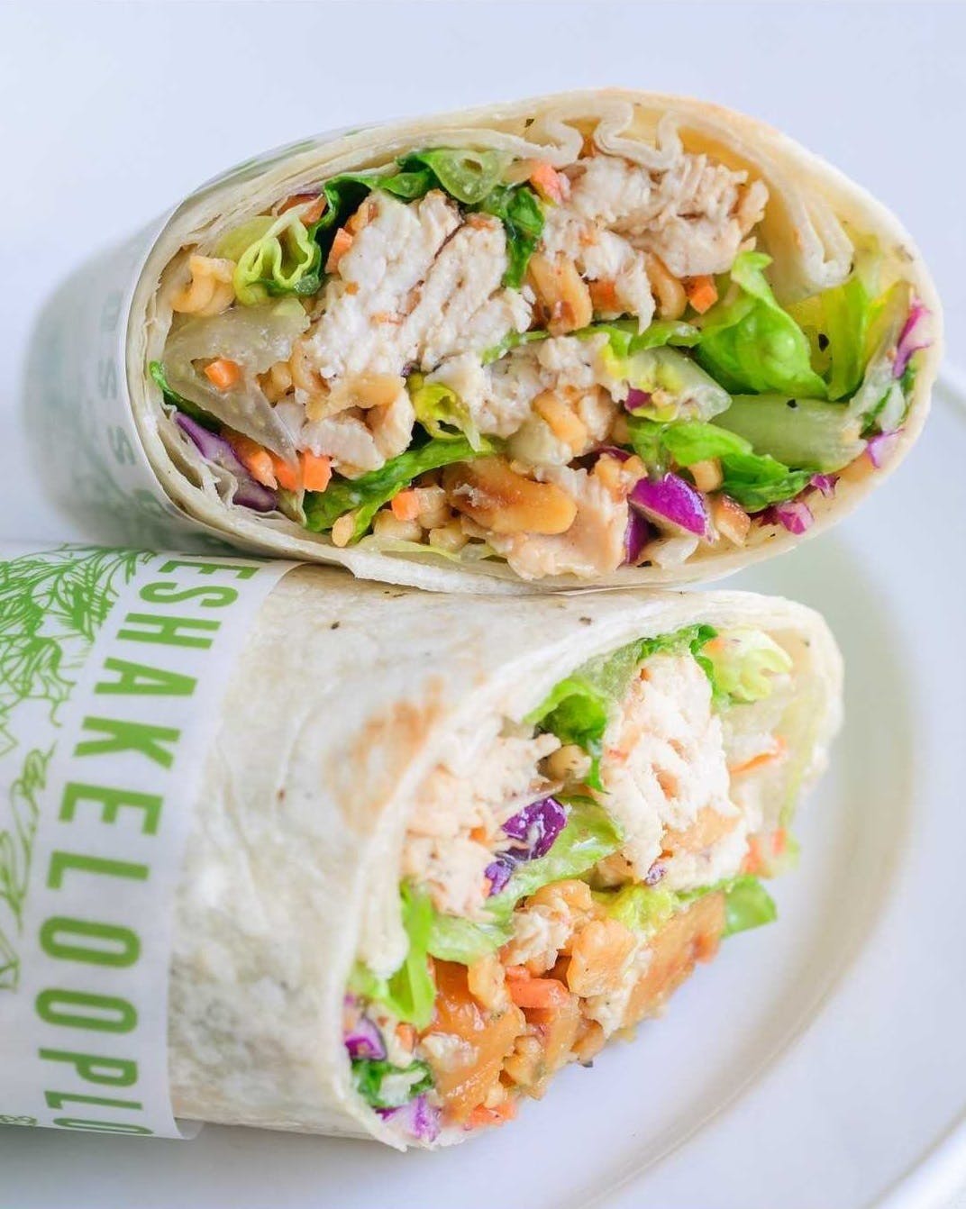 Order Asian Chicken Wrap - Wrap food online from The Loop Pizza Grill store, Kernersville on bringmethat.com