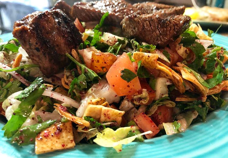 Order Filet Fattoush food online from Kabob-G Grill store, Pittsburgh on bringmethat.com